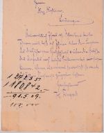 DR - 1,50 M. Postamt Karte Heppenheim - Lauingen 1922