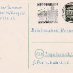 BRD - Heppenheim 3 versch. Masch.werbestempel 3 Karten ex 1957/62