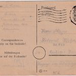 All.Bes./BZ - 6 Pfg. Ganzsache Behelfsausgabe/RPD Schwerin Lübeck Eutin 20.8.45