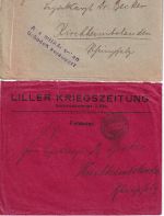 Et. West - Liller Kriegszeitung 2 Vordruckkuverts/Feldpost Fp.Stat.No.3 6. Armee
