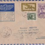 Indochina - Air France Erstflug Hanoi Saigon Luftpostbrief 30. JUL 1930
