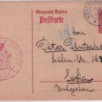 Bayern - 10 Pfg. Hupp Ganzsache n. BULGARIEN München - Sofia 1918 bulg. Zensur