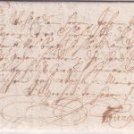 Bayern - Schmidmühlen 1732 Altbrief n. Burglengenfeld - "1 Kreuzer Papyr" !