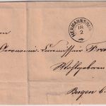 NDP - Hermannsburg 18/2 nachv. hann. K2 Brief n. Bergen b. Celle