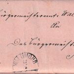 Bayern - Reichenbach 27 MÄR K1 Dienstbrief n. Waldmohr 1872 - Wendebrief !
