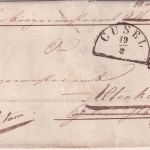 Bayern - Schoenenberg 14/2 Dienstbrief n. Glanmühlnach "Wendebrief" 1853