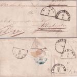 Bayern - Schoenenberg 14/2 Dienstbrief n. Glanmühlnach "Wendebrief" 1853