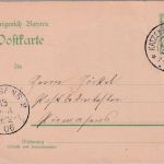 Bayern - Katzenbach b. Landstuhl 12. JUN 06 K2 Ganzsache n. Pirmasens