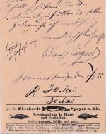 Bayern - 5 Pfg. Rauten Ganzsache Firmenzudruck Steinwenden - Neustadt 1885