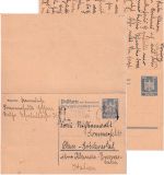 DR - 20/20 Pfg. Adler Antwortganzsache n. ITALIEN Essen - Plan 1925