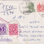 Österreich - 2x3 S. u.a. Portomarken Brief Sombor - Salzburg 1983 Nachporto