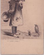 Bayern - München "Schlaumeier" Lindner Kupferstich-AK No.5 ungelaufen ca. 1890