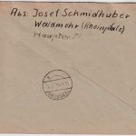 FZ/Allg. - 30 Pfg. Wappen u.a. Einschreibebrief Waldmohr - Penzberg 1946