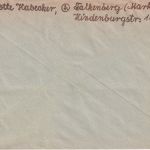 Berlin/Brandenburg - 2x6 Pfg Bären Brief Aushilfs-L2 Falkenberg (Mark) 23.JAN 46