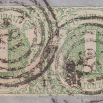 Thurn&Taxis - 1 Kr. dst. Paar Brief Ring 186 Höchst a/M. - Mainz - ohne Inhalt