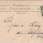 Rheinl.Pfalz - Jettenbach Gasthaus Schulen etc farb. Mehrbildlitho gelaufen 1904