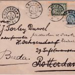 Niederl. Indien - 12 1/2 C. Überdruck Ganzsache+Zusatz Brief Soerabaja 1906
