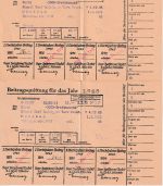 All.Bes. - München 21. Aug 1945 Schreiben/Kontoauszüge Geldverkehr
