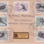 Österreich - Olympiade Winterspiele 1964 Satzbrief/Einschreiben SST Seefeld