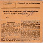 DR-Infla - 2x2 1/2 M By-Abschied/DR u.a. Paketkarte/Selbstbucher Thaleischweiler