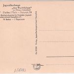 Rheinl.-Pfalz - Dahn Jugendherberge HK-Fahne sw-Foto-AK ungelaufen ca. 1935