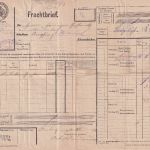 Bayern - KGE Simbach 1880 L2 Frachtbrief Kgl. Bayer. Staatseisenbahn