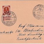 BRD - Hamburg 36 Hamburger Dom 1952 SST Drucksache n. Oberbrechen