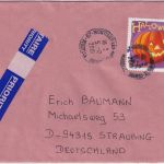 Frankreich - 3 Fr./0,46€ Halloween "Priority"-Brief Montigny-les-Metz 2001