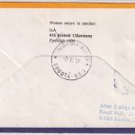 Jersey - 11 P. 200 J. USA Zuleitungspost Lufthansa Erstflug Caracas Bogota 1977
