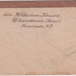 SBZ/Meck-Pom - 3x12+6 Pfg. Freimarken Einschreibebrief Usedom - Seehausen 1946