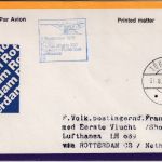 Färöer - 180 Ö. Papageitaucher Zuleitungspost LH-Erstflug Rotterdam - FFM 1978