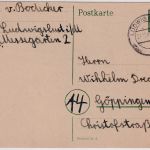 SBZ/Meck.-Pom. - 6 Pfg. Ganzsache Ludwigslust - Göppingen 7.12.45