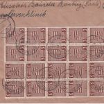 SBZ/Prov. Sachsen - 2x12+20x3 Pfg. Wappen Einschreibebrief Bernburg 1946
