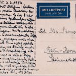 BRD - 15 Pfg. Posthorn Luftpostkarte Hagen - Berlin 1953