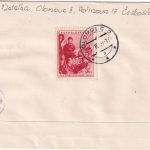 CSSR - 2 Kc. Schmuck-FDC Olmuc 1.4.53 n. Oberlenningen Zollkontrolle