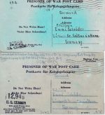DR - 2 Kriegsgefangenenkarte aus USA (POW-Camp Afterburry/Fort Knox) 1944/45