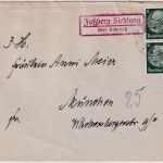 DR - Faßberg Siedlung ü. Unterlüß Landpost-Ra2 Brief n. München 1936