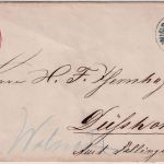 Hannover - 1 Gr. Ganzsachenumschlag klarer K2 Winsen A/D Aller n. Düßhorn 1865
