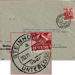All.Bes. - Steinhorst ü. Unterlüss 1947 Poststelle I Brief n. Lüneburg