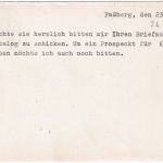 BRD - (20) Fassberg ü. Unterlüss 1958 Poststelle I Karte n. Eichstätt