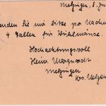 BRD - (20) Melzingen ü. Ebstorf (Kr. Uelzen) Landpost-Ra2 Ganzsache 1954