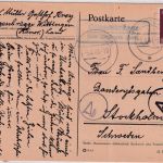 DR - Langenbrügge ü. Wittingen (Han.) Landpost-Ra2 Zensurkarte n. SCHWEDEN 1944