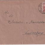 All.Bes. - Radenbeck ü. Wittingen Poststelle I Brief n. Lüneburg 1947