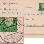 BRD - Hankenbüttel ü. Wittingen apt. Poststelle I Ganzsache n. Ingolstadt 1962