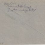 All.Bes. - Danneberg (Elbe) Land 10.8.45 "bezahlt" roter L1 Brief n. Lüneburg