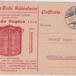 DR - Hildesheim 1910 illustr. Firmenwerbekarte n. Lübbecke