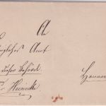 Hannover - Nordstemmen 9/10 kl. K1 Dienstbrief n. Hannover ca. 1870
