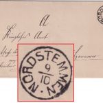 Hannover - Nordstemmen 9/10 kl. K1 Dienstbrief n. Hannover ca. 1870