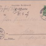 Niedersachsen - Bockenem Rathaus sw-AK gelaufen 1896