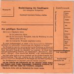 BRD - Edemissen ü. Peine Poststelle I Paketkarte n. Schönebeck 1962